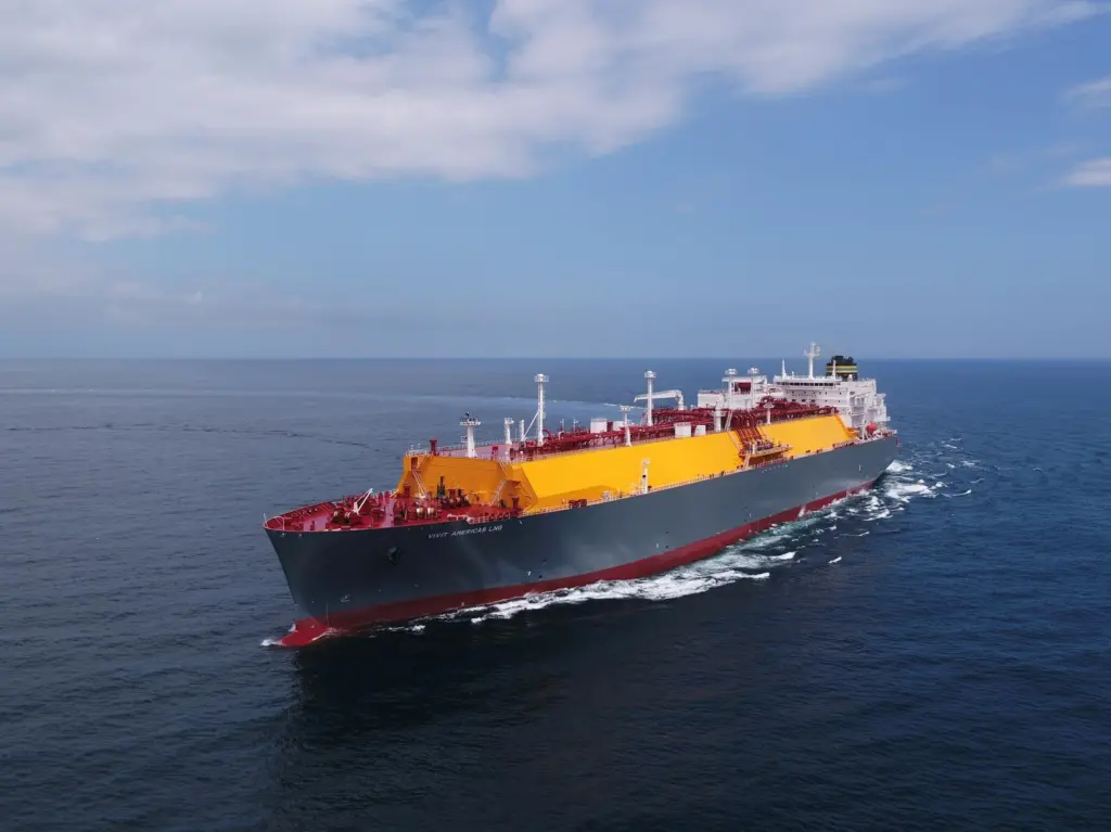 LNG carrier at sea