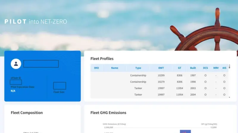 A screenshot of the new KR platform PILOT