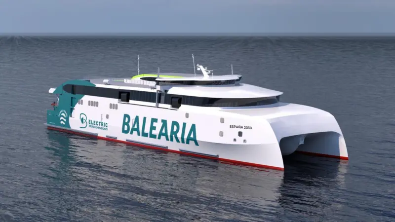 mtu on-board power generator for Balearia