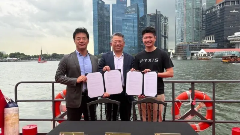 HoA signing ceremony held on one of Pyxis’s EV boats