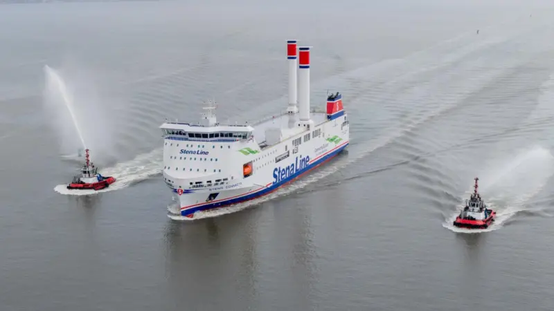 A photo of Stena Connecta on the water
