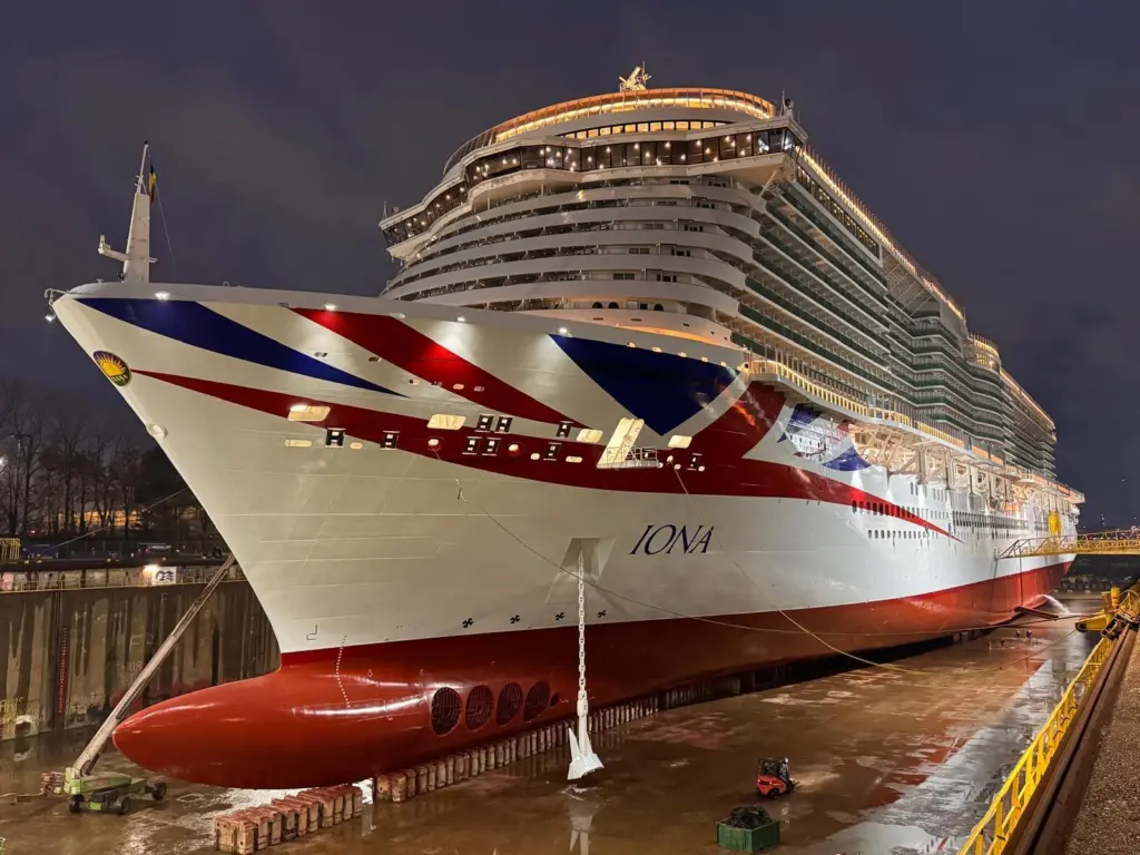 Carnival LNG dry dock 1