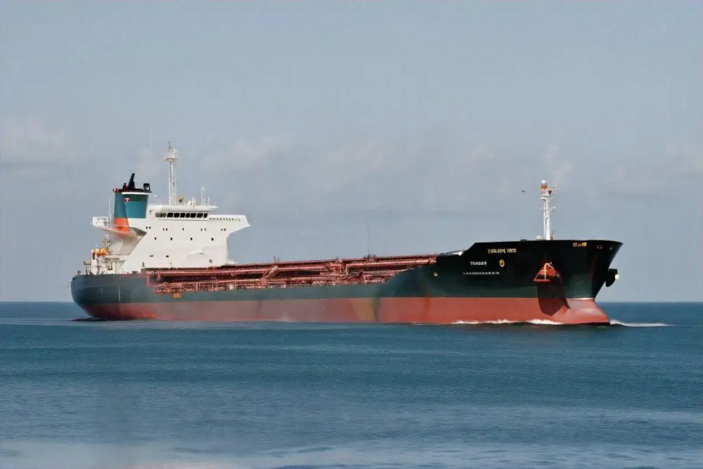 tanker at sea