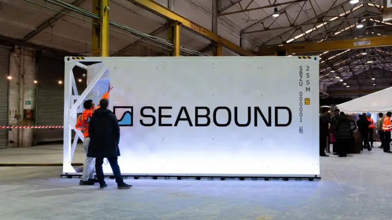 Seabound onboard CCUS container