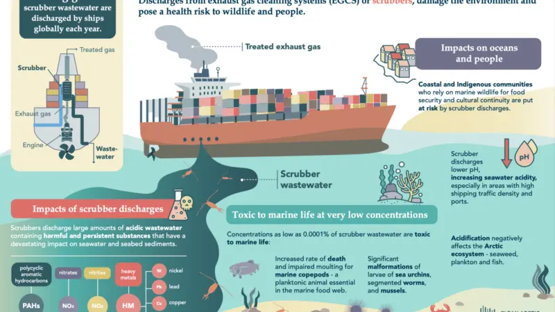 Infographic on why scrubbers should be banned