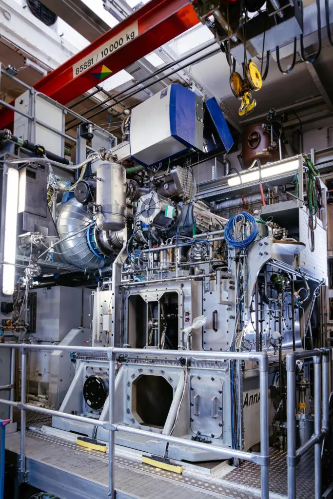 An H2 test bench at Everllence's Augsburg site