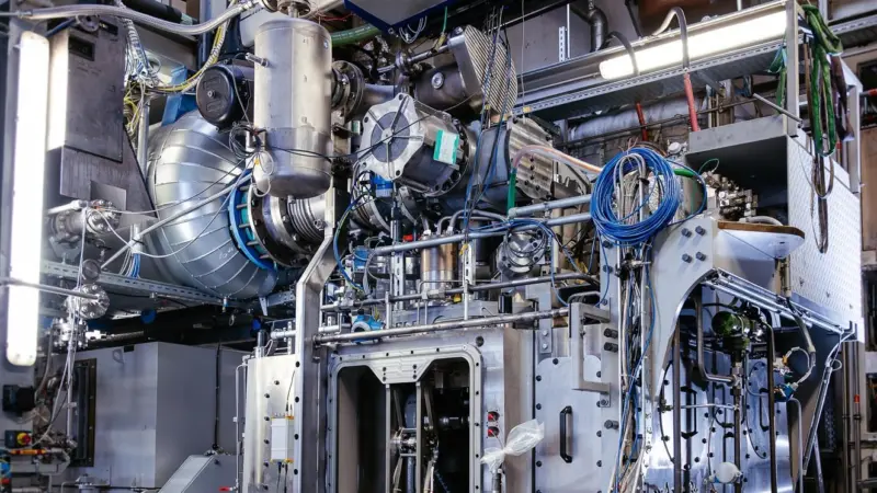 An H2 test bench at Everllence's Augsburg site