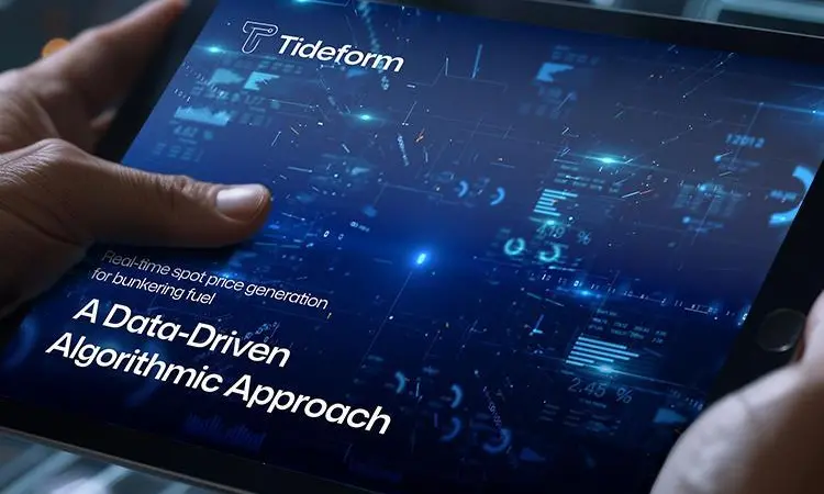 A graphic to detail Tideform's data-driven approach to bunkering analysis