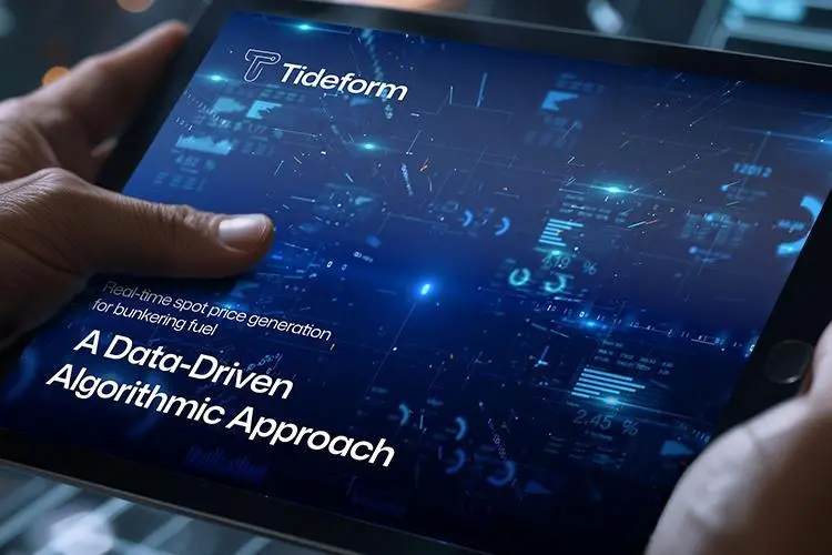 A graphic to detail Tideform's data-driven approach to bunkering analysis