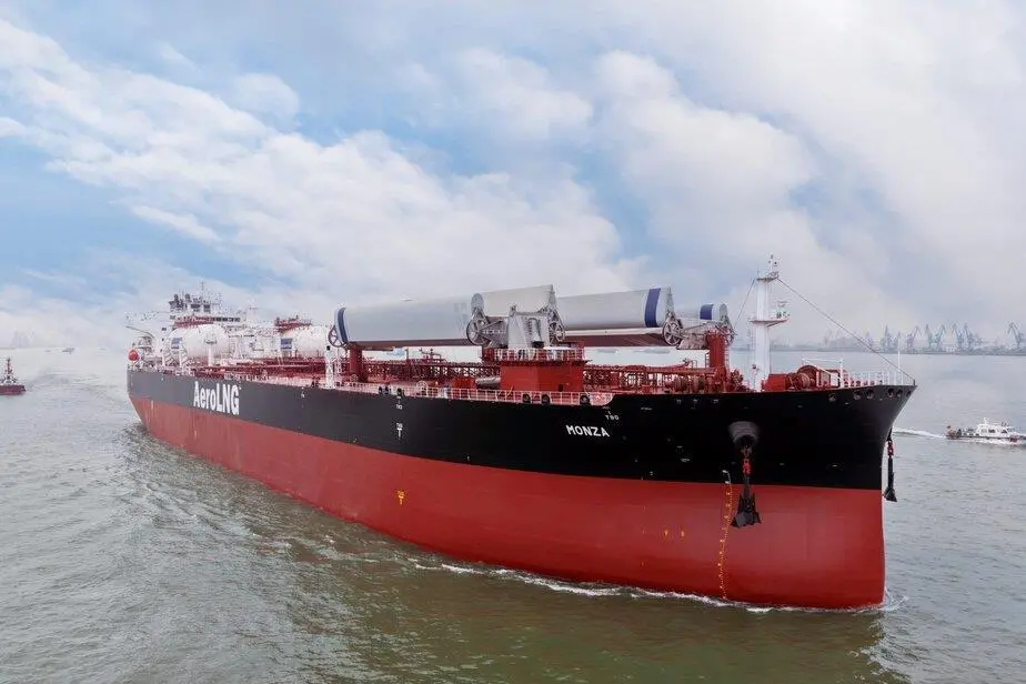 Monza wind-assisted LNG tanker