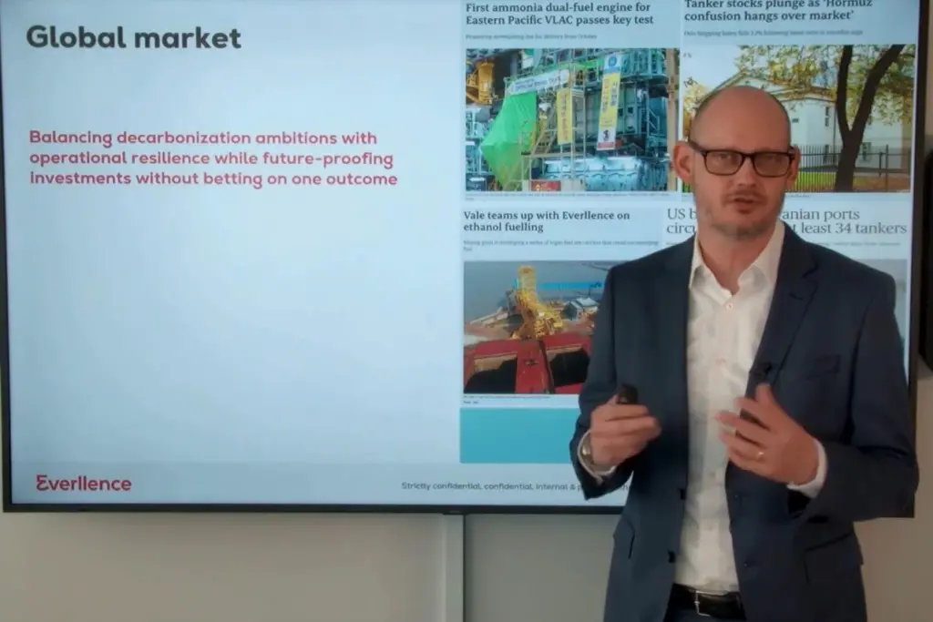 Christian Ludwig, vice president and head of global sales and promotion at Everllence, during the webinar