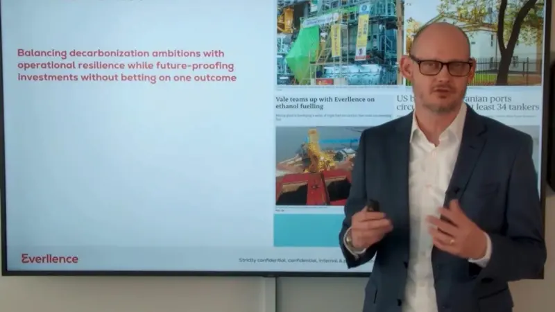 Christian Ludwig, vice president and head of global sales and promotion at Everllence, during the webinar