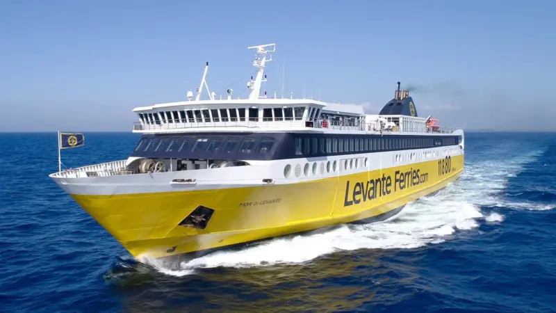 The Fior Di Levante on the water