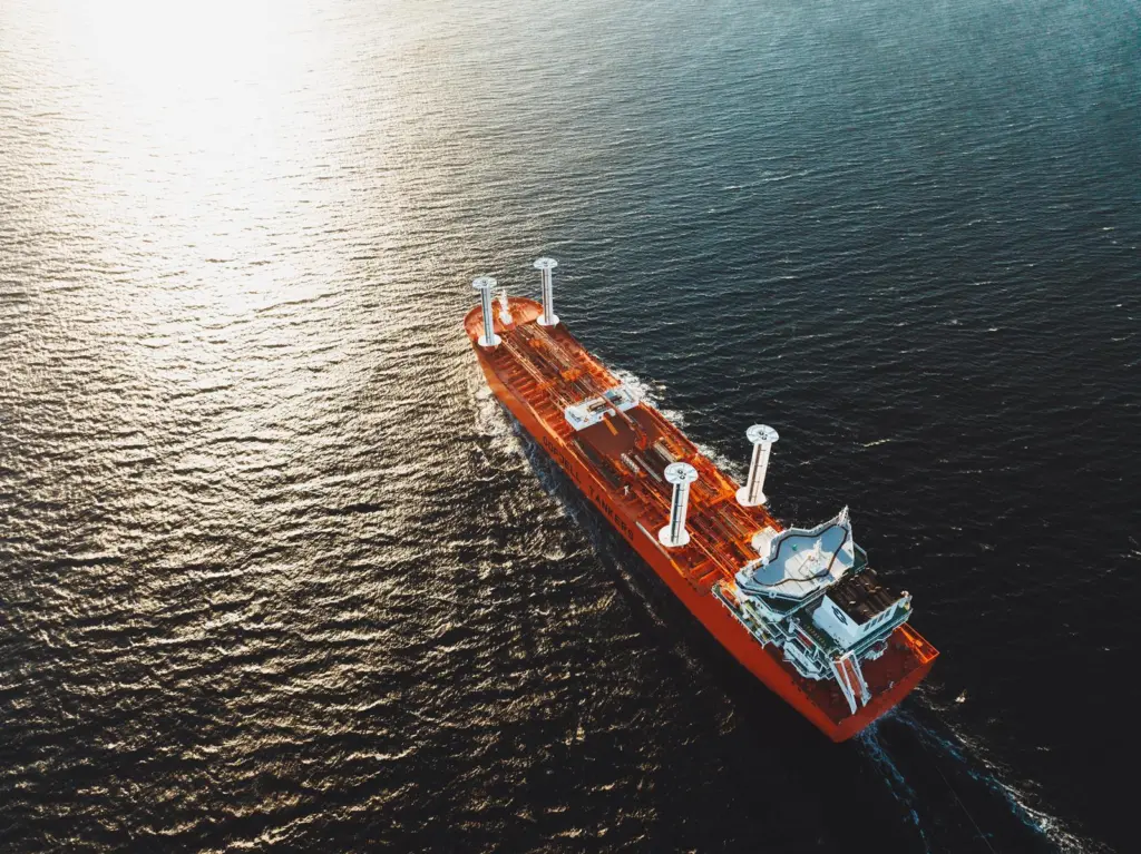 Bow Olympus at Mongstad bird view