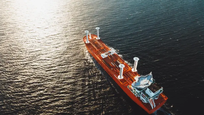 Bow Olympus at Mongstad bird view