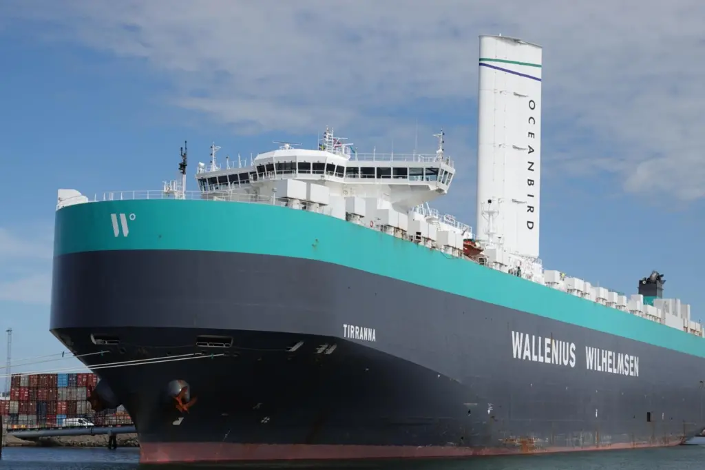 The Oceanbird installation onboard Tirranna