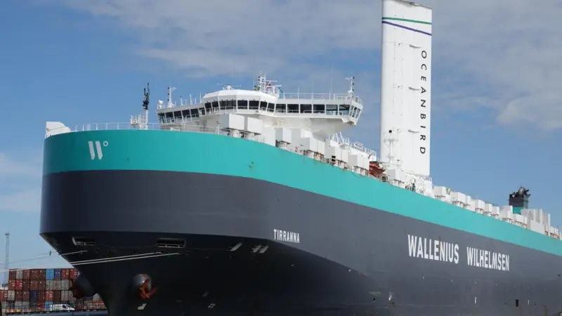 The Oceanbird installation onboard Tirranna