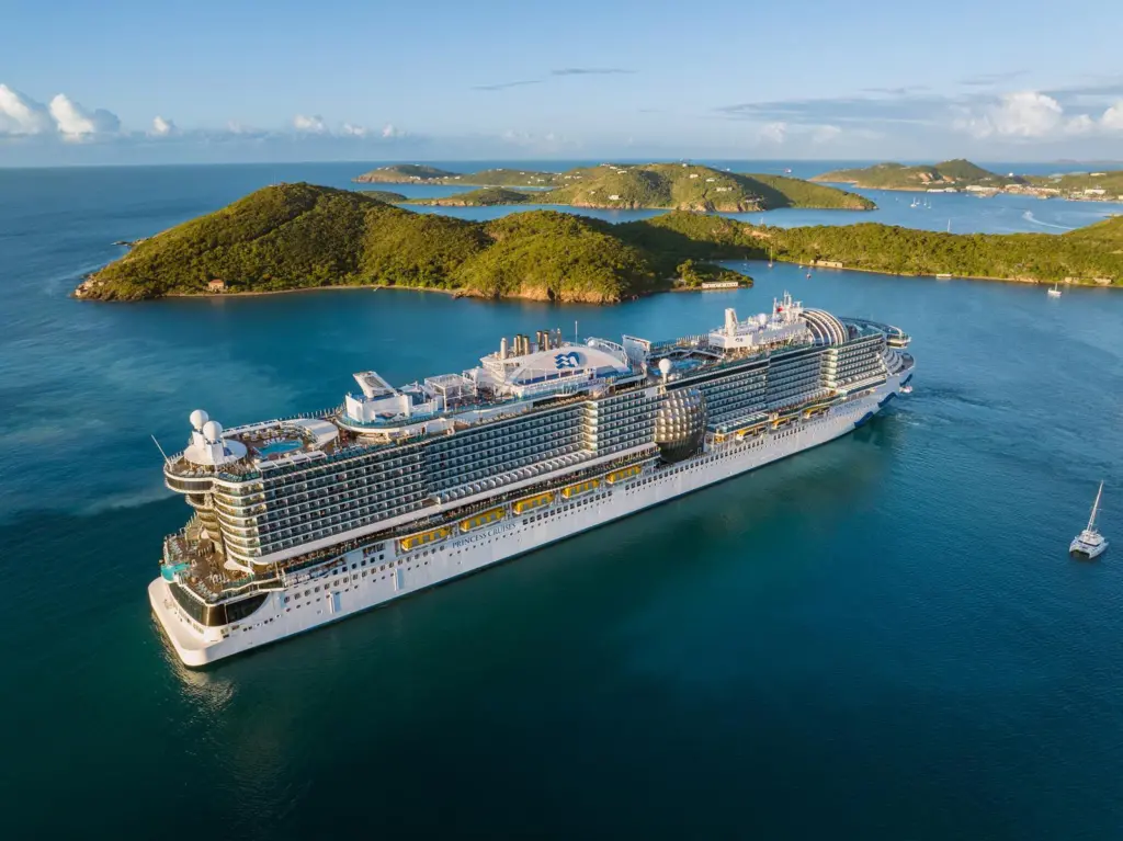 A Carnival cruise ship