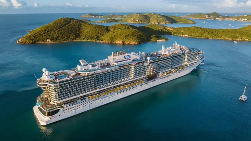 A Carnival cruise ship