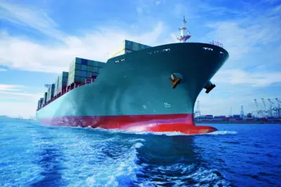 Ship's bow at sea