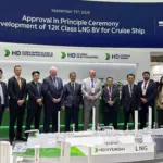 AiP ceremony for LNG bunkering for cruise