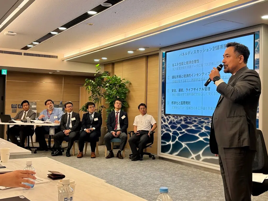 Speakers at a WAPS seminar