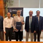 IRS presenting the Type Approval certificate to Medha Energy Solutions