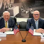 (l-r) Ted Garrish, US Assistant Secretary for Nuclear Energy and John McDonald, ABS chair and CEO
