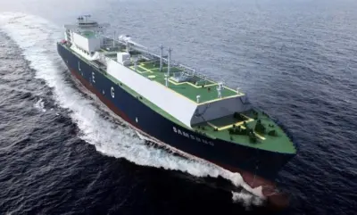 SHI VLEC at sea